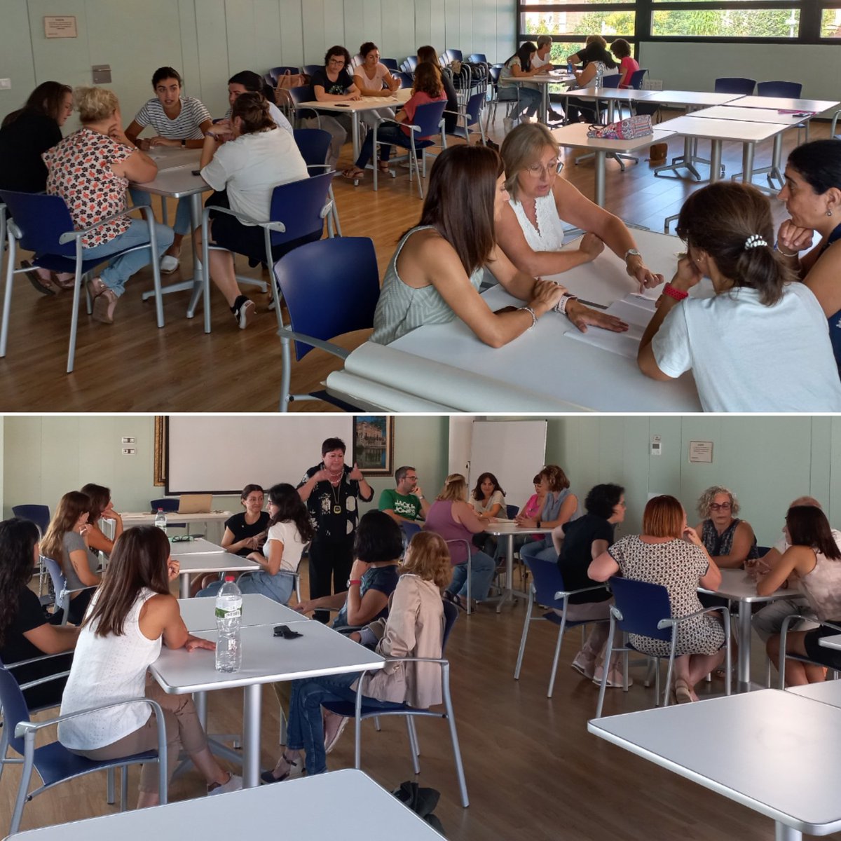 Avui trobada de l'EAP Les Planes al Centre de Gent Gran Cirerers, per continuar desenvolupant el treball en equip i la cohesió per millorar la salut i l'experiència del pacient ⛓️🏥🔝🔝
#UNEIX #GTMS #APMS #TreballenEquip #DesenvolupamentProfessional #Lideratges #Participació