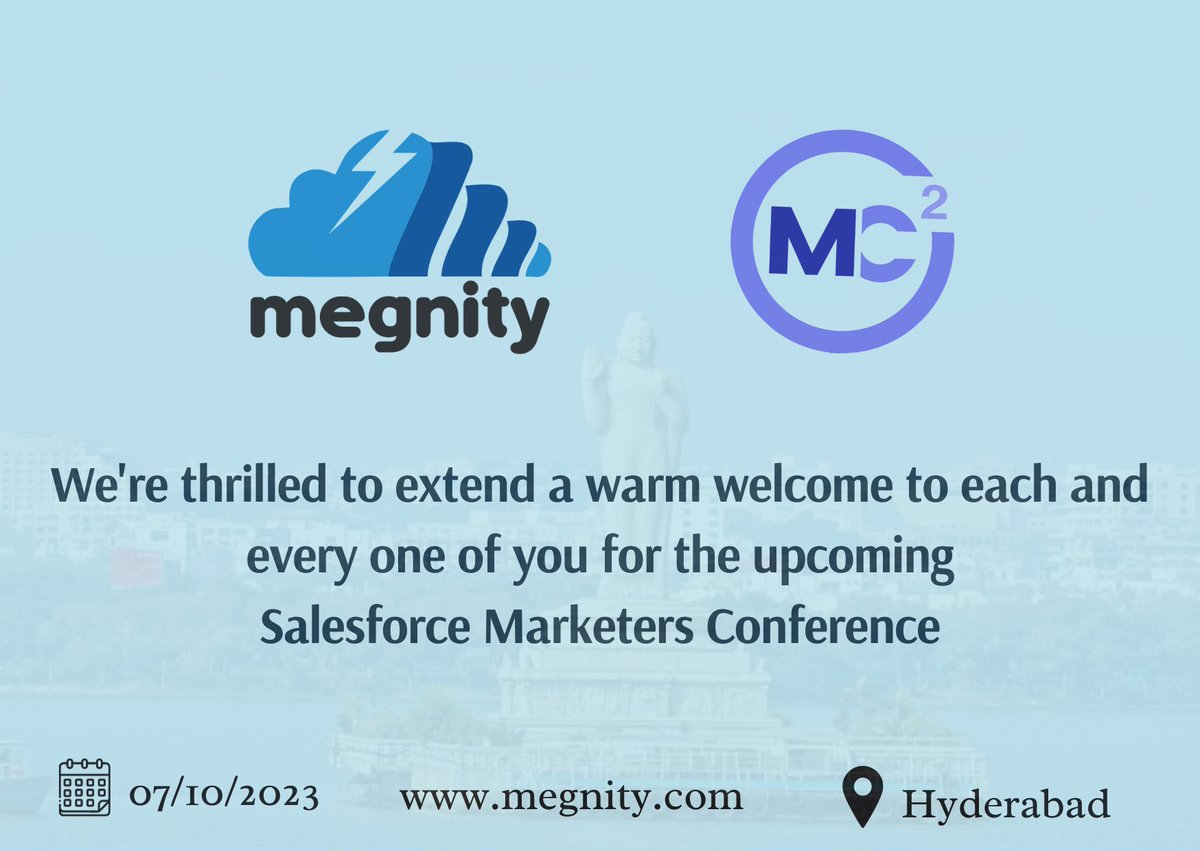 One day to go for an exciting day of MC2 event. See you all tomorrow.

#Saelsforce #momentmarketers #marketingchampions #sfmc #megnity #mc2 #hyderabad #salesforce #trailbazercommunity