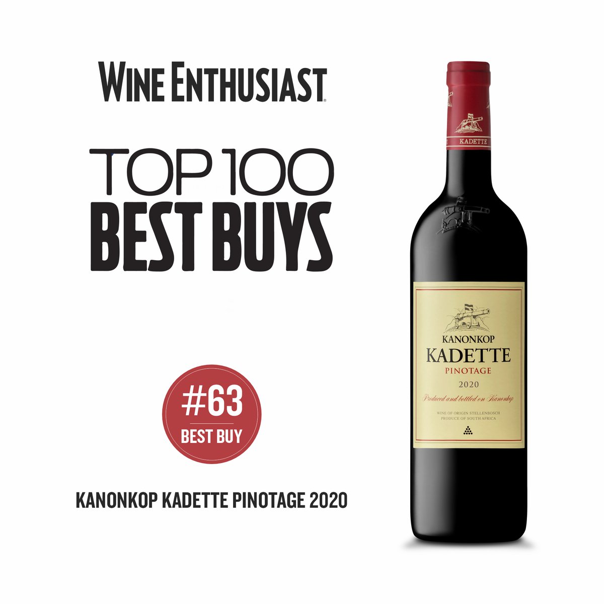 Kanonkop Wine Estate (@kanonkopestate) on Twitter photo <a href="/KanonkopEstate/">Kanonkop Wine Estate</a> Kadette Pinotage 2020 blazing a trail in the United States. <a href="/WineEnthusiast/">WineEnthusiast</a> Top 100 Best Buys list 2023. 
#Kanonkopwineestate #kanonkop50 #pinotage #winesofsouthafrica #drinkstellenbosch #simonsbergstellenbosch #wineenthusiast <a href="/KanonkopEstate/">Kanonkop Wine Estate</a> Kadette Pinotage 2020 blazing a trail in the United States. <a href="/WineEnthusiast/">WineEnthusiast</a> Top 100 Best Buys list 2023. 
#Kanonkopwineestate #kanonkop50 #pinotage #winesofsouthafrica #drinkstellenbosch #simonsbergstellenbosch #wineenthusiast