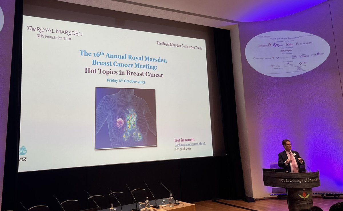 “The 16th Annual Royal Marsden Breast Cancer Meeting: Hot Topics in Breast Cancer”
Starting off now!
#royalmarsden #breastcancer <a href="/royalmarsden/">The Royal Marsden Cancer Charity</a> #royalcollegeofphysicians