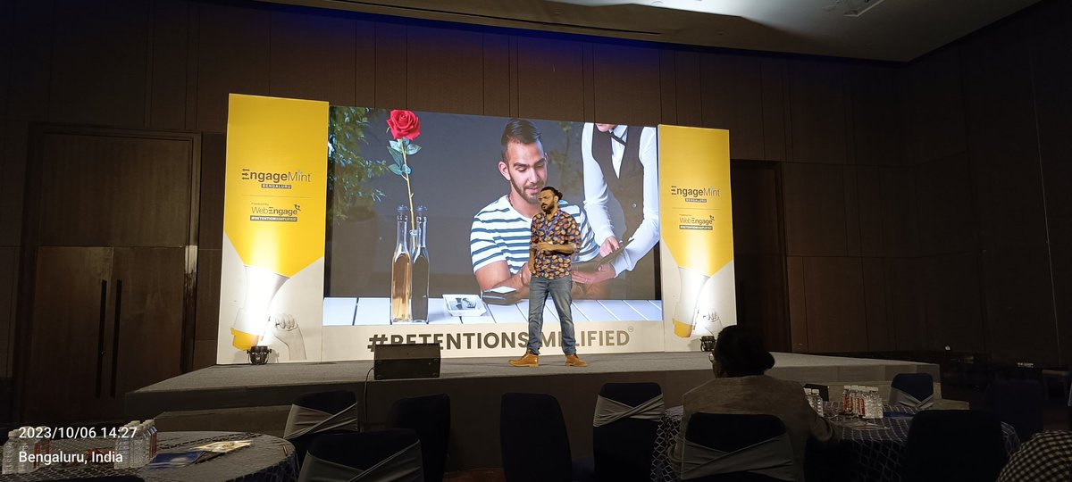 STORIES,Stories,Stories..

<a href="/ABsolutBabbar/">Abhishank Babbar</a>
Lead,Channel Communications,<a href="/bira91/">Bira 91</a>

telling it in STORIES at <a href="/WebEngage/">WebEngage</a> 's #EngageMint2023 

while He is Speaking on "Deep Consumer Conflicts: The MARKETING Trinity: Conflict,Character &amp; Climax :- 

(#RetentionSimplified) 
(<a href="/YSEcosystem/">YourStory Ecosystem</a>)