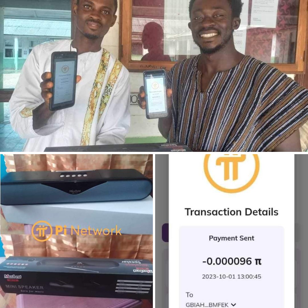 ⚡ Another successful #PiBarter transaction by these two Nigerian #Pi #Pioneers Exchanged a Mini Bluetooth Speaker Sound Bar for only 0.000096π #Picoin, showing their support to the Pi Network's ecosystem..💜⚡🚀
#PiNetwork #PiMerchant #web3community #WhatIDoForPi