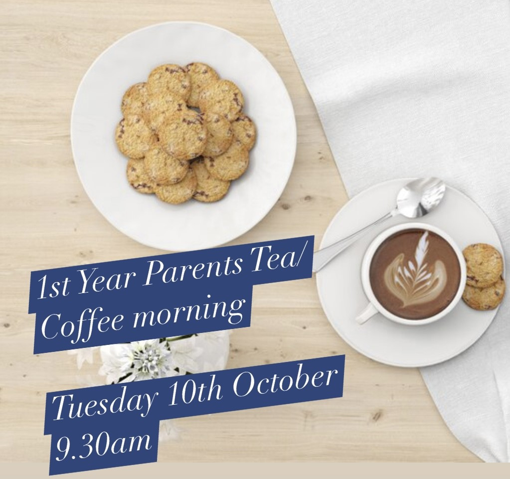 Deansrath Community College warmly welcome all parents/ guardians of First Year students to a Tea/ Coffee morning Tuesday October 10th.

📝 Find out about what’s going on in school

🎟️ Free raffle

☕️ Tea/ Coffee/ Snacks

👨‍👩‍👧‍👧 Meet other parents/ teachers

🕰️  9.15am -10.45am