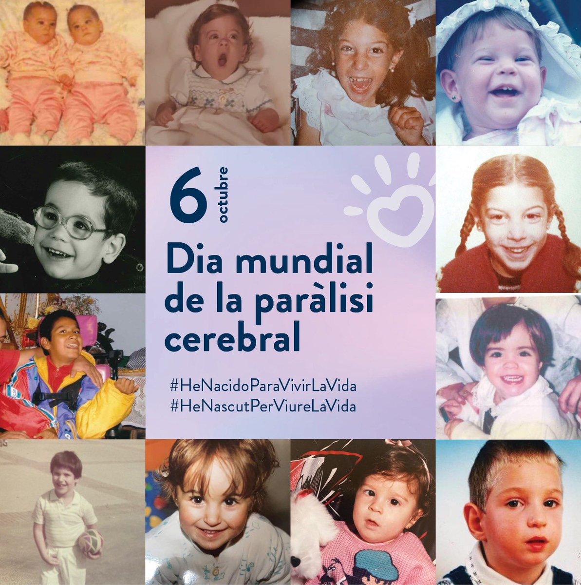 aspacecatalunya's tweet photo. 🌏Avui és el Dia Mundial de la #ParàlisiCerebral , i volem que sigui també el de totes les persones que reben o han rebut #AtencióPrecoç

📢 Ajuda'ns a defensar l'Atenció precoç, comenta, comparteix i difon!

#DiaMundialParàlisiCerebral #aspace #somaspace #HeNascutPerViureLaVida https://t.co/7dIruzJTZ8