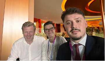ITUEurope's tweet photo. Great to meet Ola Bergström, Director for International Affairs and Chief of Staff – Swedish Post and Telecom Authority 🇸🇪 to discuss about the importance of #CapacityBuilding programs to achieve #digitaltransformation and #BBMapping in the Europe region and beyond. https://t.co/TQjBeyLLEC