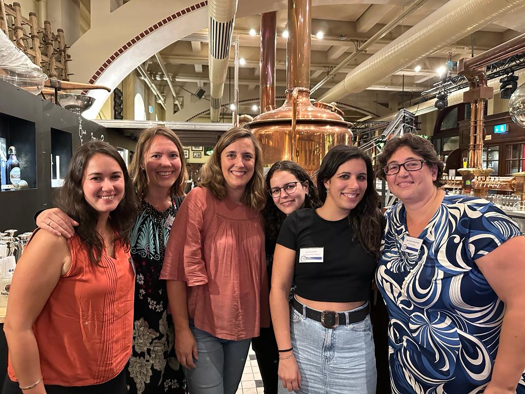 Strong scientist woman connection @ LIT23! Nice to catch up with @MarzoLeyre, @supra_lab, @theo_chem, @scscembellin. #womeninSTEM