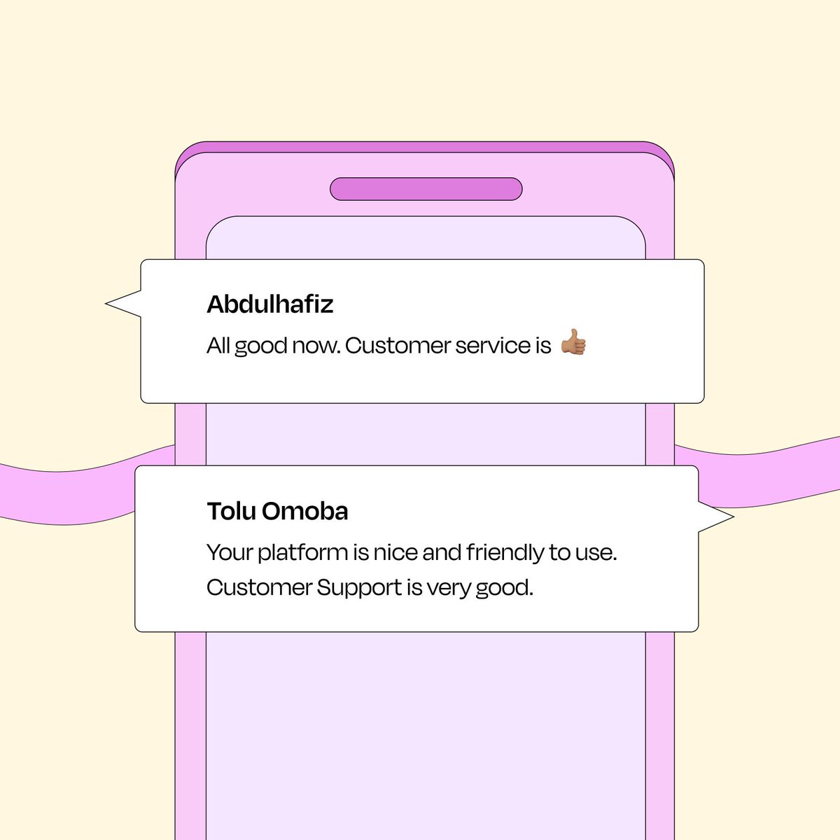 getpartna's tweet photo. Beyond our exceptional product, what our users often rave about most is our unparalleled Customer Service👌.

Happy Customer Service Week to our dedicated Customer Service Team⭐️💛. https://t.co/unUPAMmVAU