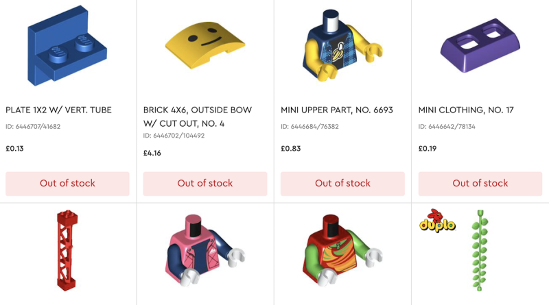 BrickFanatics's tweet photo. New NINJAGO, City, Monkie Kid and Friends elements recently added to the LEGO Pick a Brick service are already listed as being out of stock.

https://t.co/VZPy3d2CAU

#LEGO #LEGOPickABrick #LEGOSpareParts https://t.co/J8Q4aNaBjX