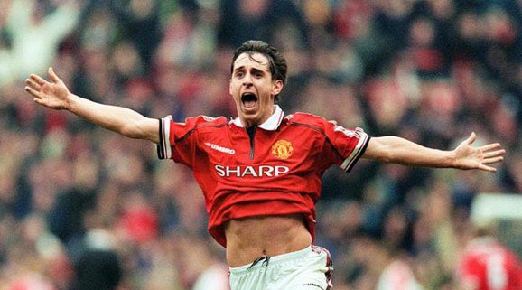 A common theme in the Beckham documentary is Gary Neville downplaying his own abilities.

The truth is, he was f*cking mint. #MUFC