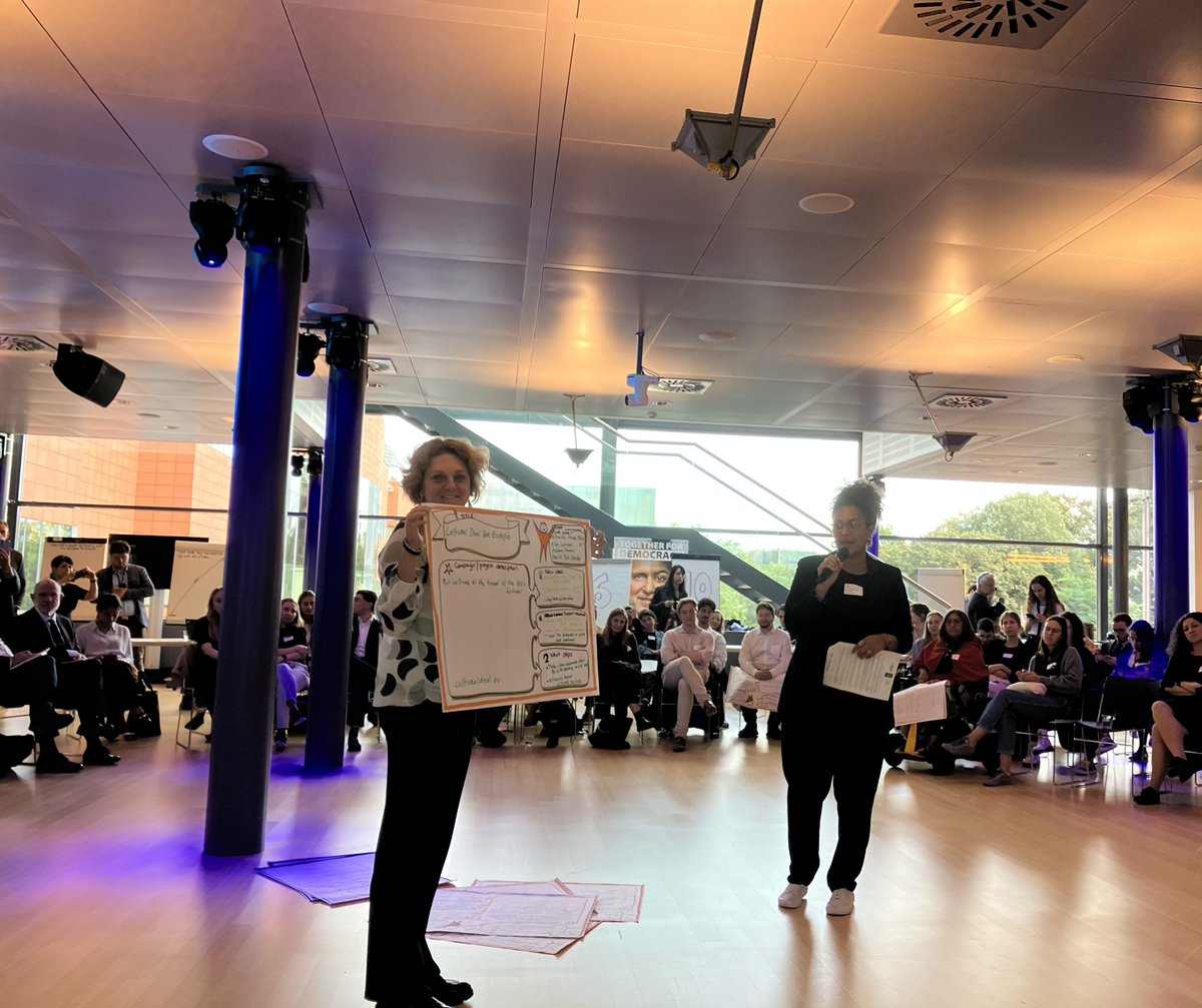 europanostra's tweet photo. YDA @Europarl_EN DG COMM brought together +150 #CivilSociety, cultural &amp; youth org. to share 2024 🇪🇺 election campaigns. W/@ECF_tweets &amp; @actforculture, we presented our #CulturalDealEU &amp; agreed on the need for + cross-sector alliances. #Culture &amp; #heritage matters to us all! 🤝 https://t.co/xeDat5u1aD