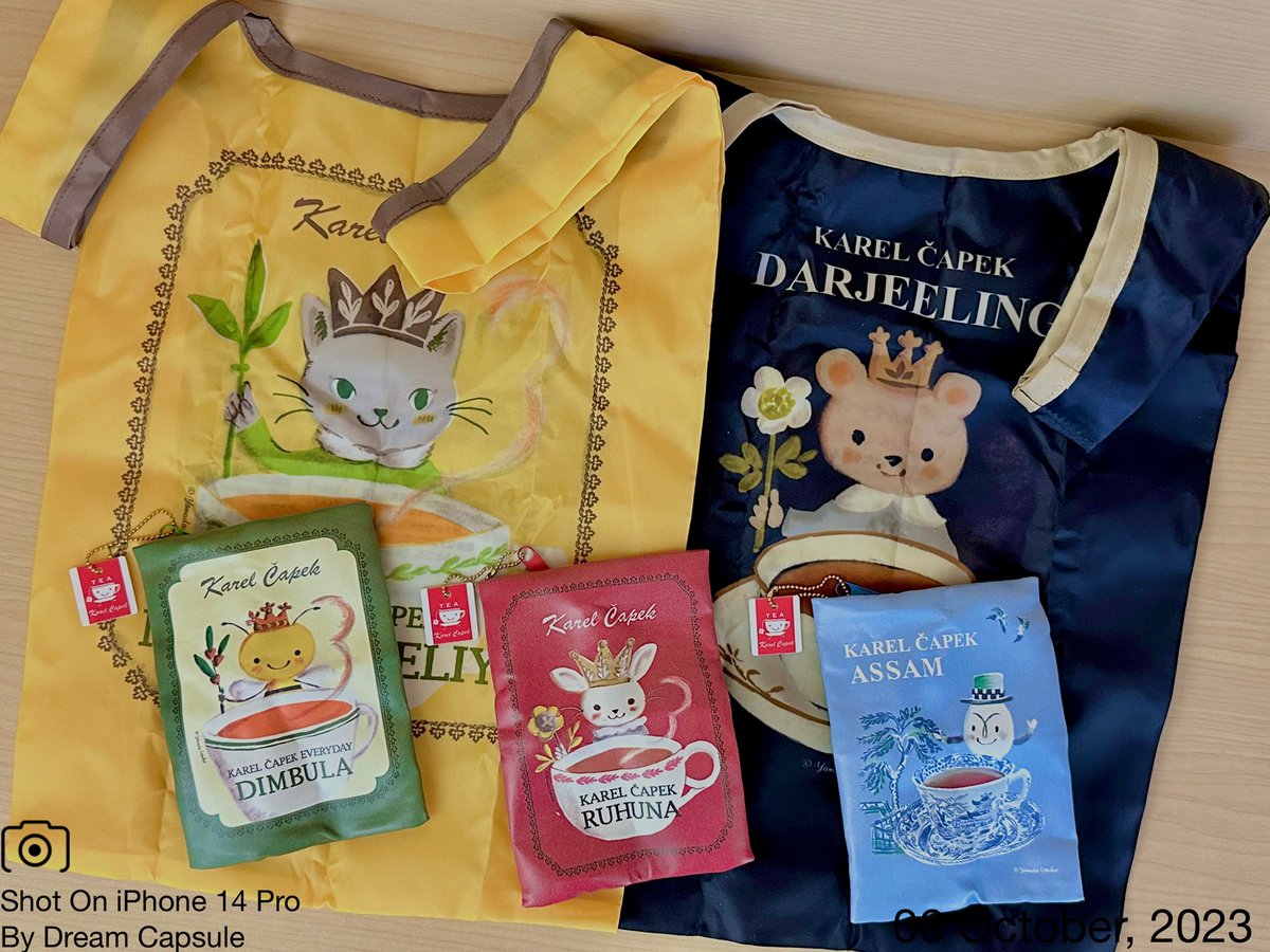 🌟新入荷ガチャ商品プレゼントCP🌟 ティーパックの袋がエコバッグと