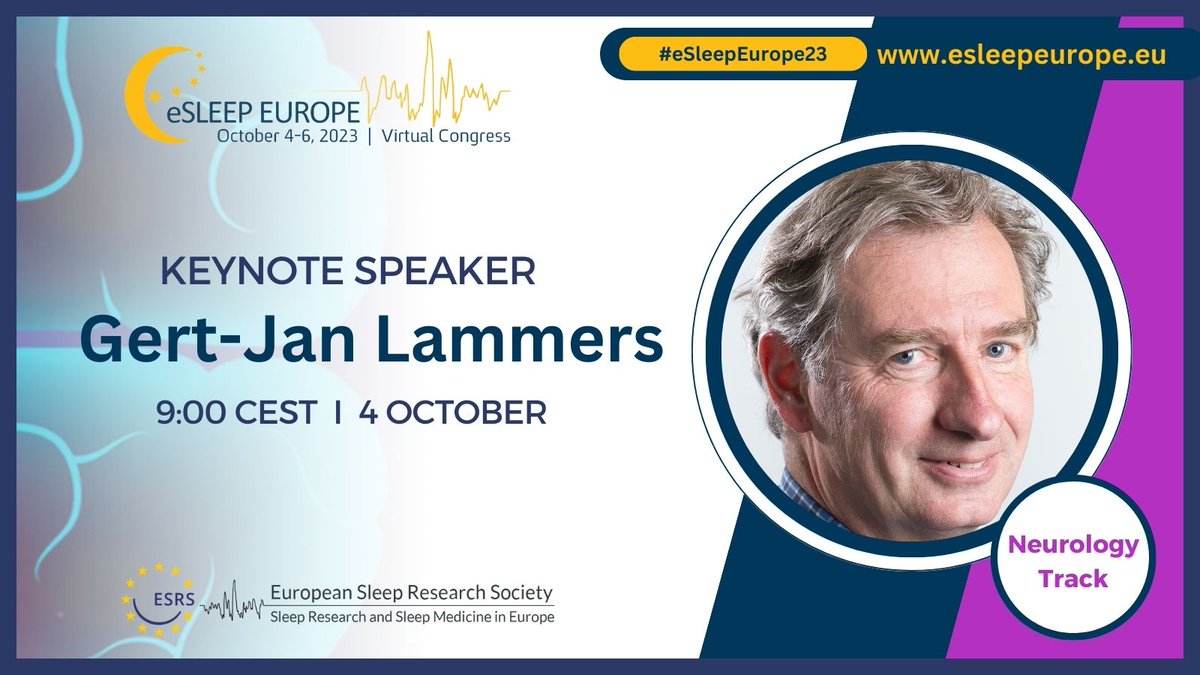 ESRS_Sleep's tweet photo. 🕒 10 Minutes to Keynote Talk 🕒

Don't miss out on the insightful keynote talk: "Hypersomnolence: what have we learned from narcolepsy?" by Gert-Jan Lammers https://t.co/8gKDqEg40h