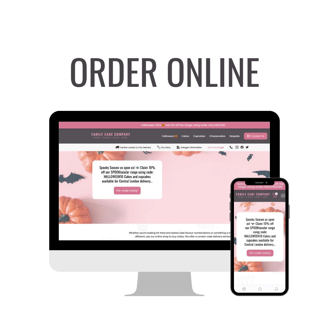 familycakesldn's tweet image. 𝘄𝘄𝘄.𝗳𝗮𝗺𝗶𝗹𝘆𝗰𝗮𝗸𝗲𝘀.𝗰𝗼.𝘂𝗸 🖱️ 📞 🤳 

Ordering is quick and easy. Feel free to call or email us if you need more info or want to create a truly bespoke cake. 

#familycakes #shoponline #ordertoday #bespokecakes #cakesforalloccasions #halloweeniscoming #autumn