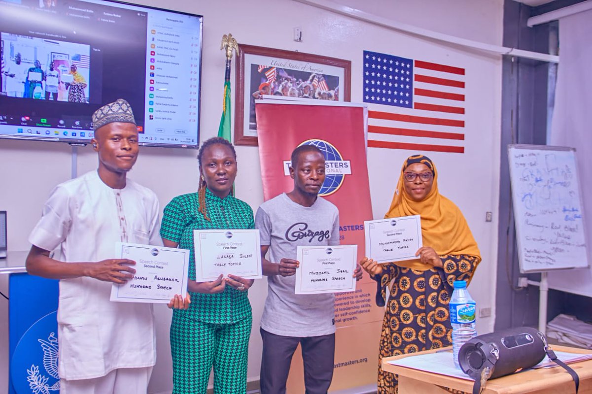 kanotmc's tweet image. "🎤🤣 Laughing and Speaking - It's what we do best at Kano Toastmasters Club! 🤣🎤

Our Humorous Speech and Table Topics Contest was an evening filled with laughter and impromptu brilliance. 🗣️😂 

#Toastmasters #HumorousSpeech #TableTopics #PublicSpeaking #KanoToastmastersClub"