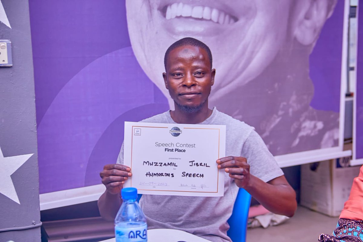 kanotmc's tweet image. "🎤🤣 Laughing and Speaking - It's what we do best at Kano Toastmasters Club! 🤣🎤

Our Humorous Speech and Table Topics Contest was an evening filled with laughter and impromptu brilliance. 🗣️😂 

#Toastmasters #HumorousSpeech #TableTopics #PublicSpeaking #KanoToastmastersClub"