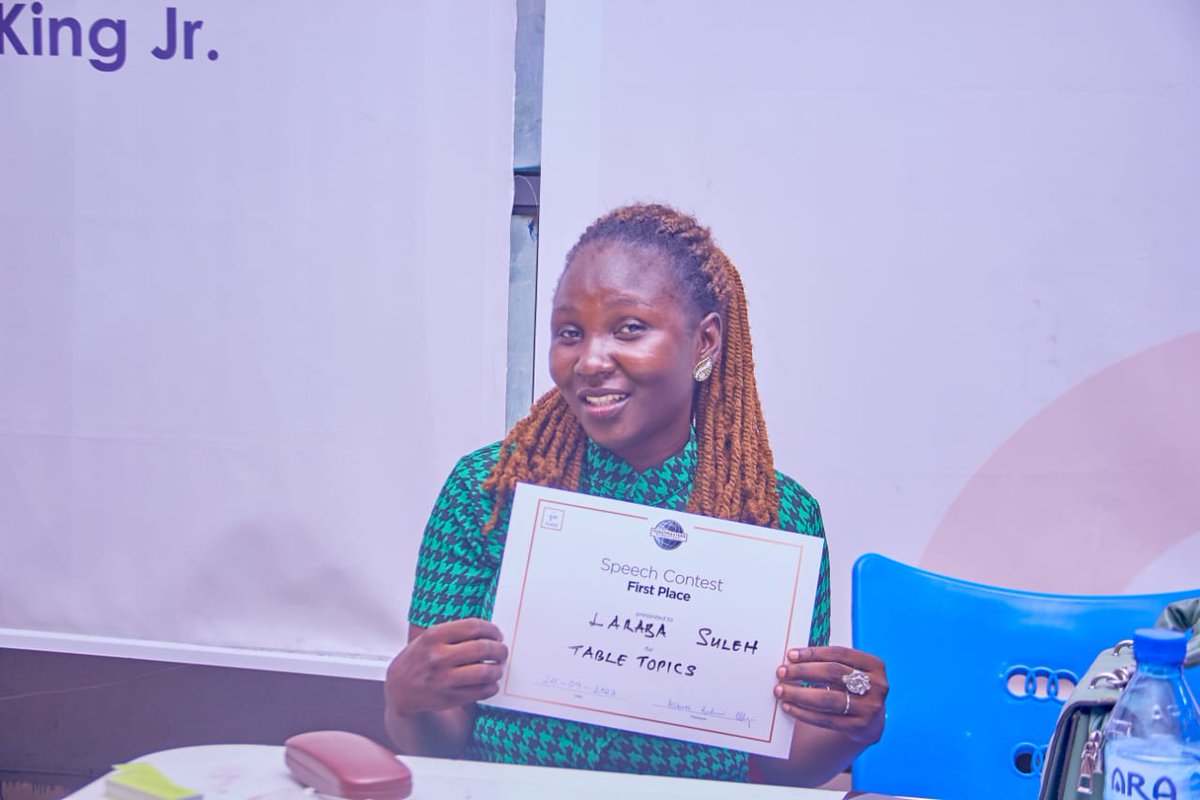 kanotmc's tweet image. "🎤🤣 Laughing and Speaking - It's what we do best at Kano Toastmasters Club! 🤣🎤

Our Humorous Speech and Table Topics Contest was an evening filled with laughter and impromptu brilliance. 🗣️😂 

#Toastmasters #HumorousSpeech #TableTopics #PublicSpeaking #KanoToastmastersClub"