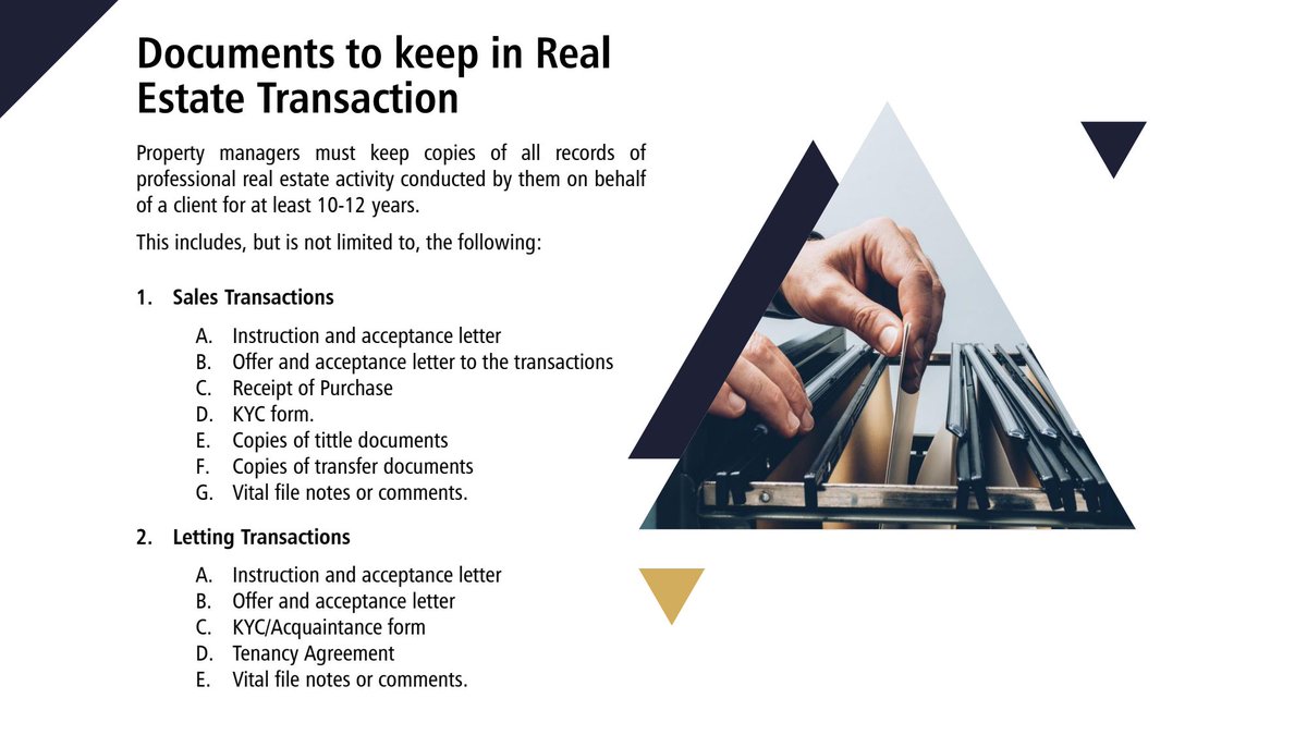 ubosieleh_co's tweet image. Essential Docs for a Smooth Real Estate Deal 📑💼💰- An Excerpt from our latest webinar. #RealEstateTips #PaperworkMatters