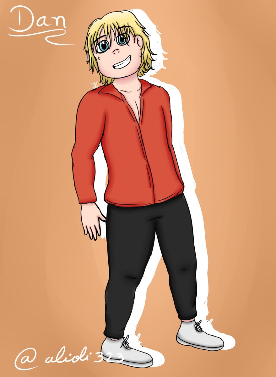 alioli_323's tweet photo. #art #arte #drawing #draw #dibujodigital #dibujo #dibujos #fachero
El es Dan , tiene 17 años , es un chico extrovertido , alegre , inteligente y aveces creido , es hermano de "Danna" como ya se abran dado cuenta xd , le gusta jugar fútbol , los videojuegos , y ver Tv. https://t.co/zhJ2IVok4q