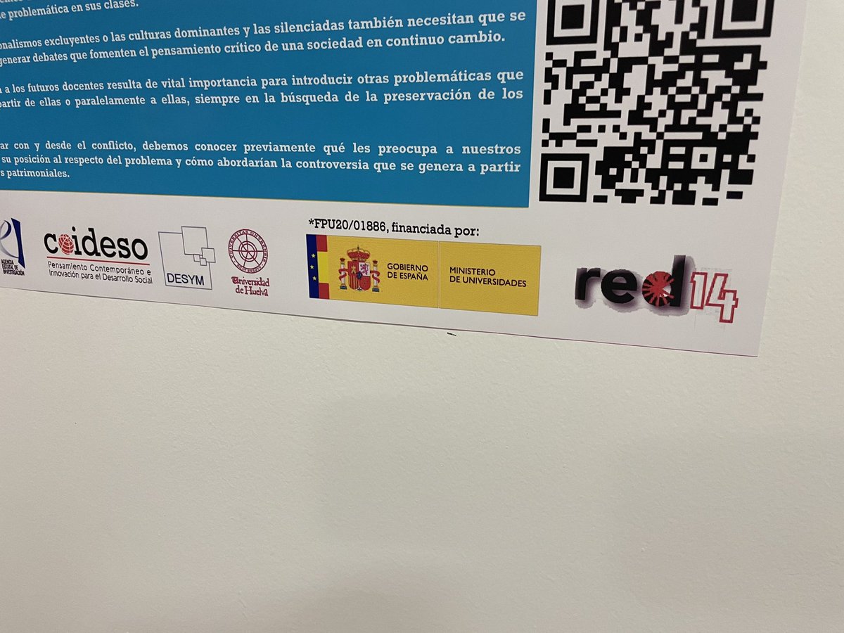 Red14ECCSS's tweet photo. Los grupos de investigación de @Red14ECCSS presentan sus trabajos sobre #EdPatrimonial en las #PREP4 de Granada @ARGOSZARAGOZA @didpatri @OEPEproyecto @EpitecProyecto @gipypac https://t.co/Eqt92pnENk
