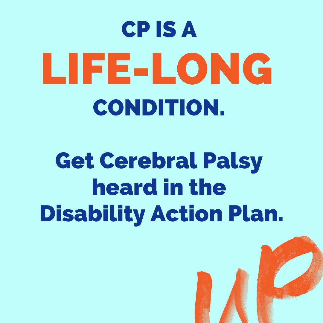Today, October 6, is World Cerebral Palsy Day, which by coincidence is also the last day to make your contribution to the Government’s #DisabilityActionPlan (DAP). 

Let your voice be heard !

#WorldCPDay #Lifelong #CerebralPalsyAwareness
