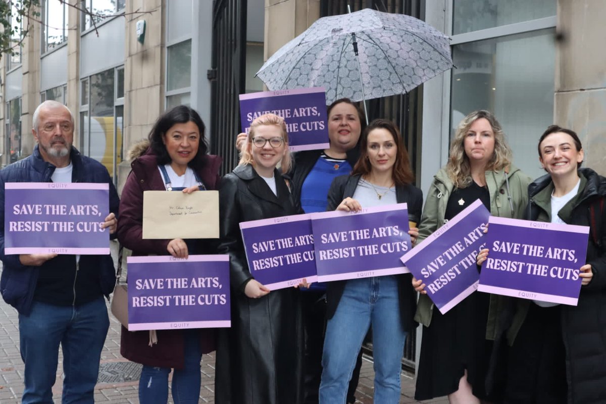 Equity’s NI Committee has delivered an open letter to Mr Colum Boyle today, responding to the budget report <a href="/CommunitiesNI/">Communities NI</a>; <a href="/NIA_Communities/">Assembly Committee for Communities</a>.  We’re asking him and all MLAs: who will stand up for the arts and reverse the cuts? #EquityNIReverseTheCuts. equity.org.uk/news/2023/save…