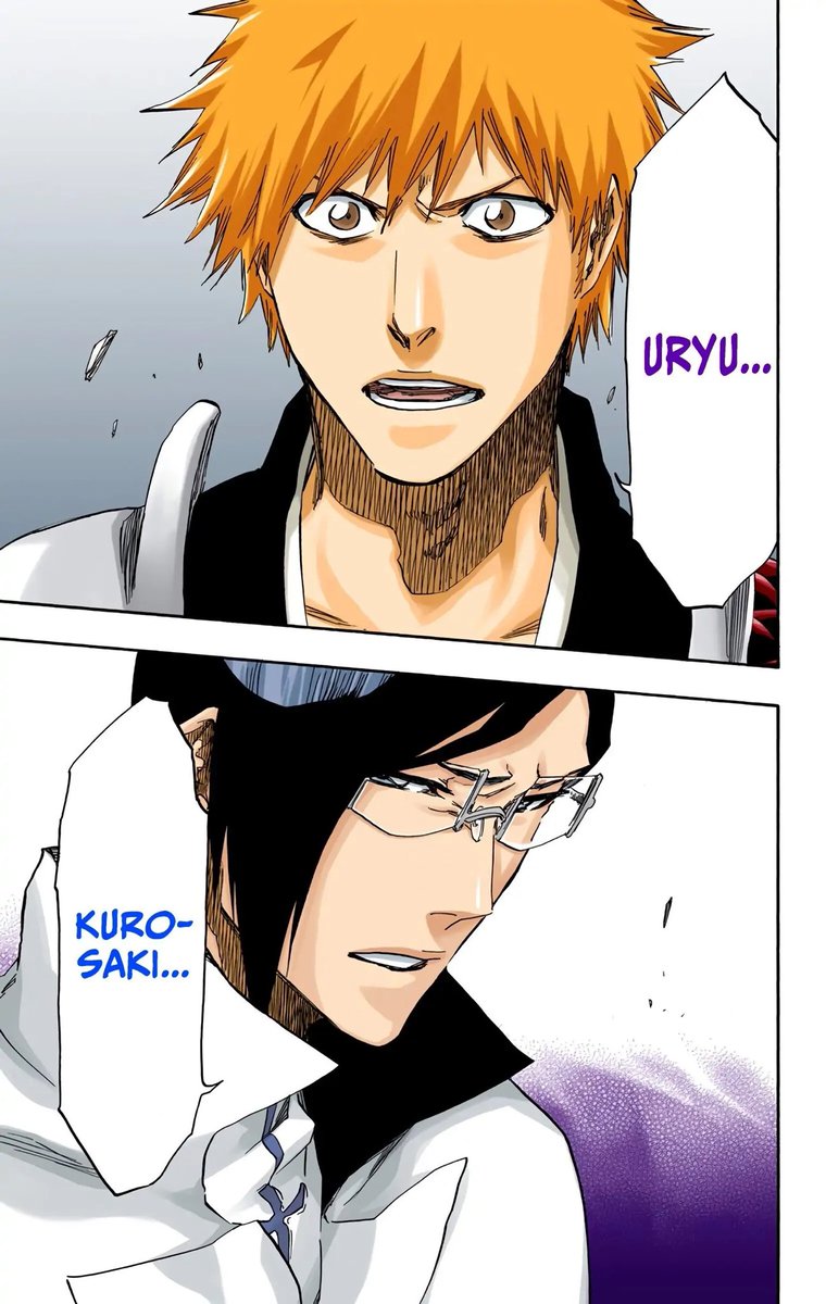 DBWUDE's tweet photo. Been a minute since we last saw Toshiro π₯Ά + Uryu finally getting screentime in his supposed arc???lets go. #DBLEACH https://t.co/leNV4rXN8I