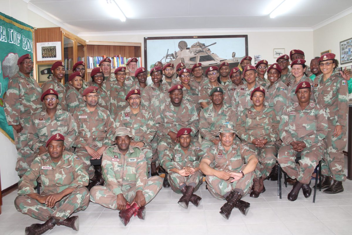 SANDF_ZA's tweet photo. South African Military Health Service Junior Command and Staff Course learners embarked on a capability visit over the period 02 to 06 October 2023.

https://t.co/VmWclgIXBV

#SANDF
#SAHMS
#HealthWarriorsServingTheBrave https://t.co/pzRFP0jeQh