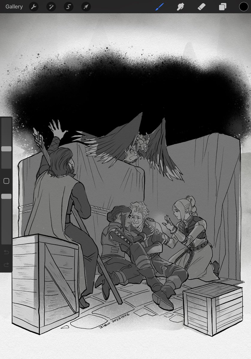 "Well…it was nice while it lasted."
#BG3 #Astarion #GaleDekarios #Shadowheart #DwarfTav 