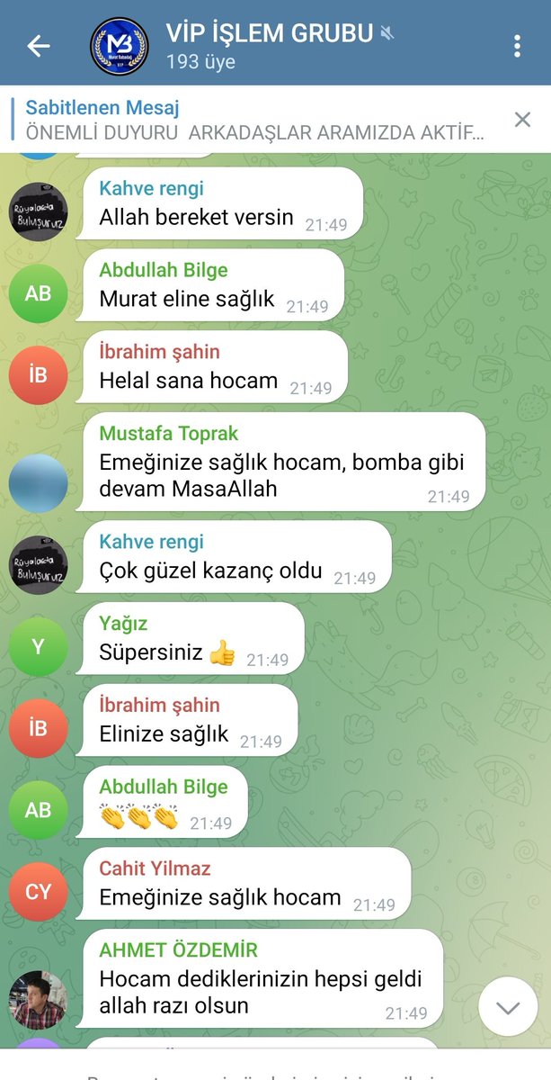 MuratBABADA2's tweet photo. Pazartesi'den itibaren yaptığımız 40 işlemden aldığımız kâr 12,315 USD - 338,000 TL.

Telegram işlem grubuma katılıp işlemlerimi ücretsiz değerlendirmek isteyen arkadaşlar link üzerinden form doldurabilirsiniz. Dönüşler telefon ile olacaktır.
#XAUUSD #BTC

https://t.co/tDXyVPIbTA https://t.co/kYp0ejTWmX
