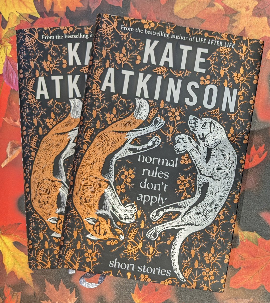 WaterstonesAlty's tweet photo. We know they say don't judge a book by its cover but 😍😍🍂🍁🦊

Kate Atkinson's new short story collection 'Normal Rules Don't Apply' is a feast for both the eyes and the imagination! https://t.co/u4uQOTvLpy