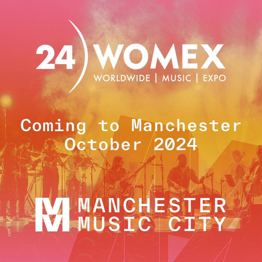 📣Big news! @Womex - the biggest conference of the global music scene - is coming to #Manchester 

Congrats to our partners at #ManchesterMusicCity  who made it happen. A massive opportunity for our pupils with new friends from across the music world! 🔗manchestermusiccity.com