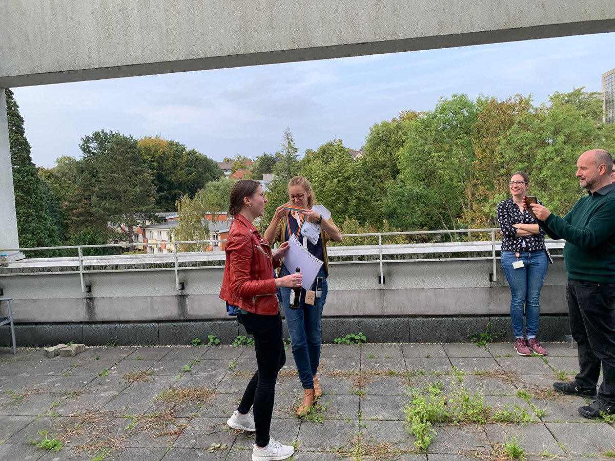 Spree_eva's tweet photo. About last week... we had an amazing poster day at the Institute! It was a pleasure to present my work to all the greate colleagues. Cherry on top, I got a prize for my poster! https://t.co/wQjJb3OZoj