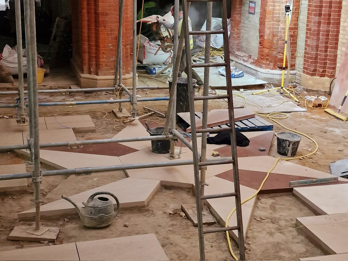As the Subway restoration nears completion… work has started on laying the new courtyard floor

Subway restoration info 👉 bit.ly/cpsubway

<a href="/CPParkTrust/">Crystal Palace Park Trust</a> <a href="/dbrlimited/">DBR Limited</a> <a href="/TFPArchitects/">Thomas Ford & Ptnrs</a> <a href="/LBofBromley/">Bromley Council</a> <a href="/HistoricEngland/">Historic England</a> @tmpengineers
