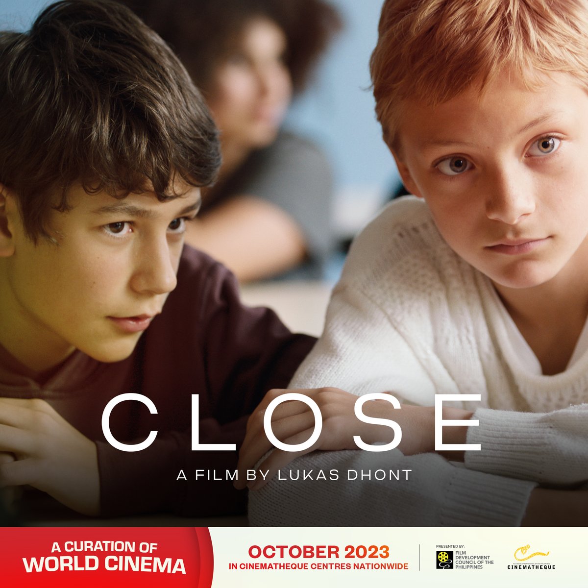 fdcpofficial's tweet photo. COMING SOON IN CINEMATHEQUE CENTRES NATIONWIDE. If you missed the screenings of “Aftersun,” “Close,” “Corsage,” and “Return to Seoul," this one’s for you!

Catch the FDCP's curation of internationally acclaimed titles in all Cinematheque Centres this October! #FDCP https://t.co/p6uxhFha2P