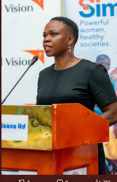 Amref_Uganda's tweet photo. #AttainmentofSD6  It has been  3 days of the  annual 
CSO forum  under the theme  "stock taking  attainment of SDG 6targets" - A CSO perspective.   @amref_Uganda 's @HajraMukasa chaired a session  leading discussions on finance, governance, data and innovations in the WASH Sector https://t.co/Z5TSDmY1YC