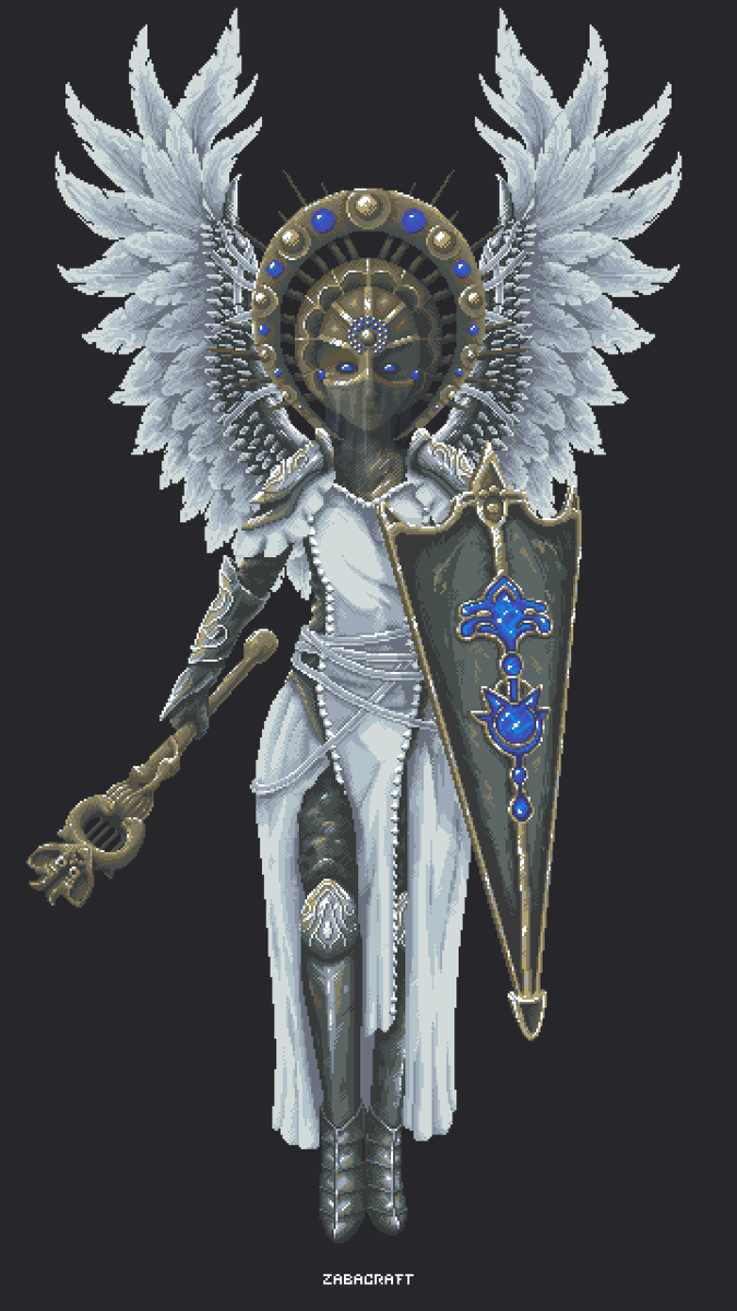 zabacraft's tweet image. Appreciate the tag! Honored to be in a post together with the fabled Shitake Samurai! haha

Passing the train to @SalvaPixel @zanuffart27 @CakeooA  and @CarinhaBabaca to continue if they wish!

Check them out, they do some great #pixelart!