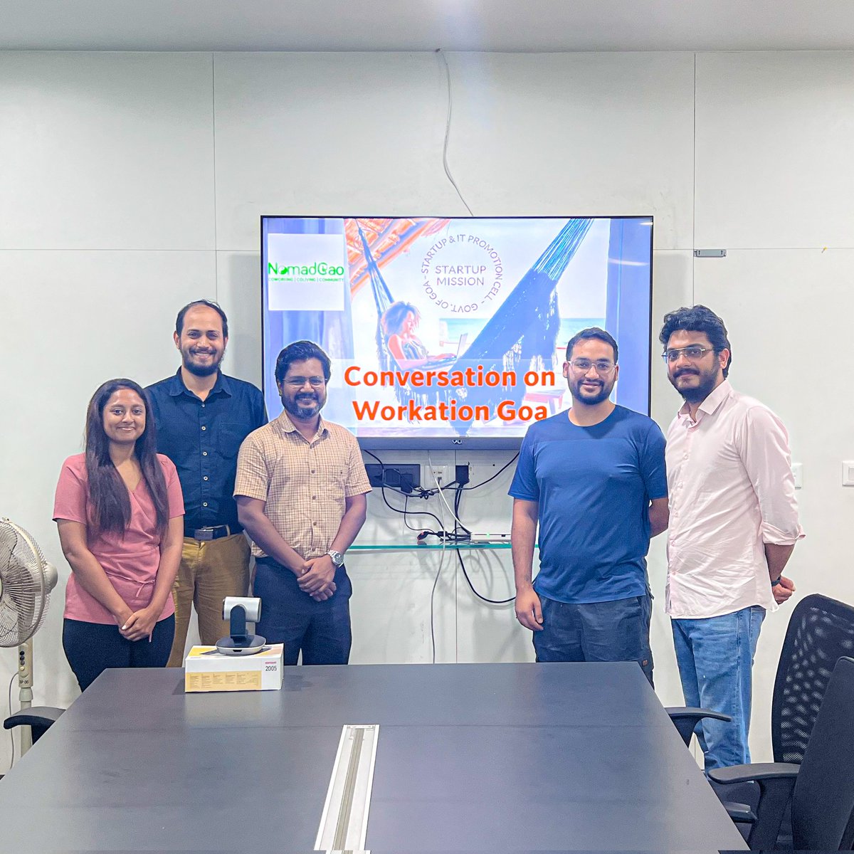 Startup_Goa's tweet photo. Drawing synergies through conversations with @nomadgao

#digitalnomad #workationgoa oa #StartupGoa
#GoaStartupMission https://t.co/HeQ7tVSbIH
