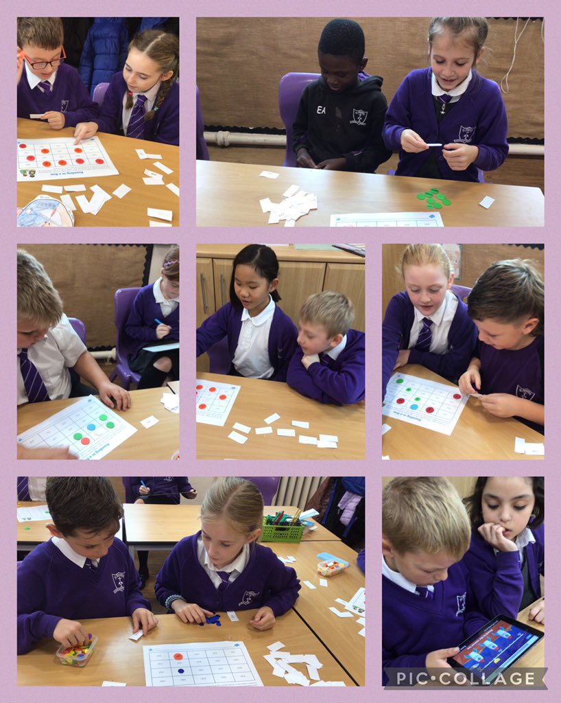 Class 4 have been building on their rounding skills by playing games with their partners in Maths this morning. #StGerardsMaths