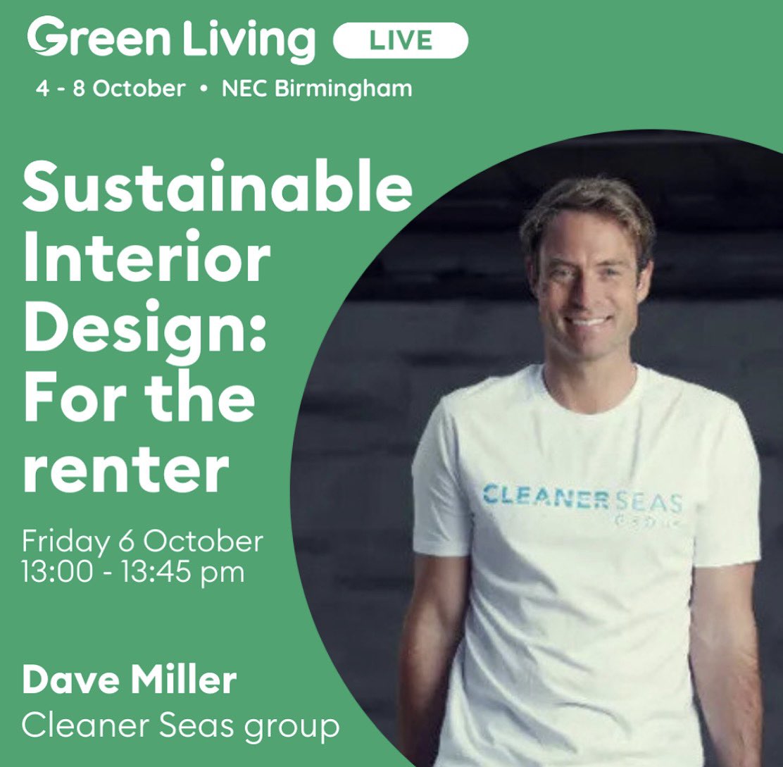 We’re at @granddesigns show at the @thenec Birmingham today. Our CEO @DaveMillerCEO is talking all things Green Living on the Sustainable Futures stage at 1pm #GrandDesignsLive