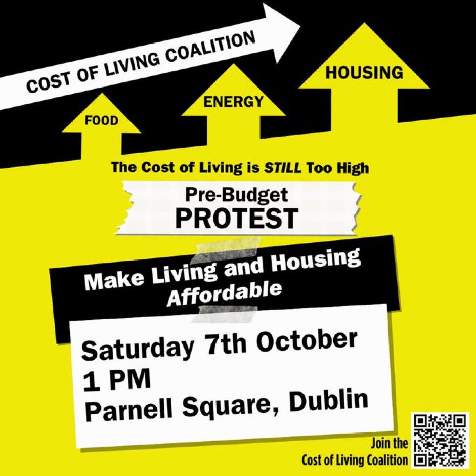 @COLCIreland Protest tomorrow 1pm Dublin. #housingcrisis #costoflivingcrisis #DefectiveConcreteCrisis