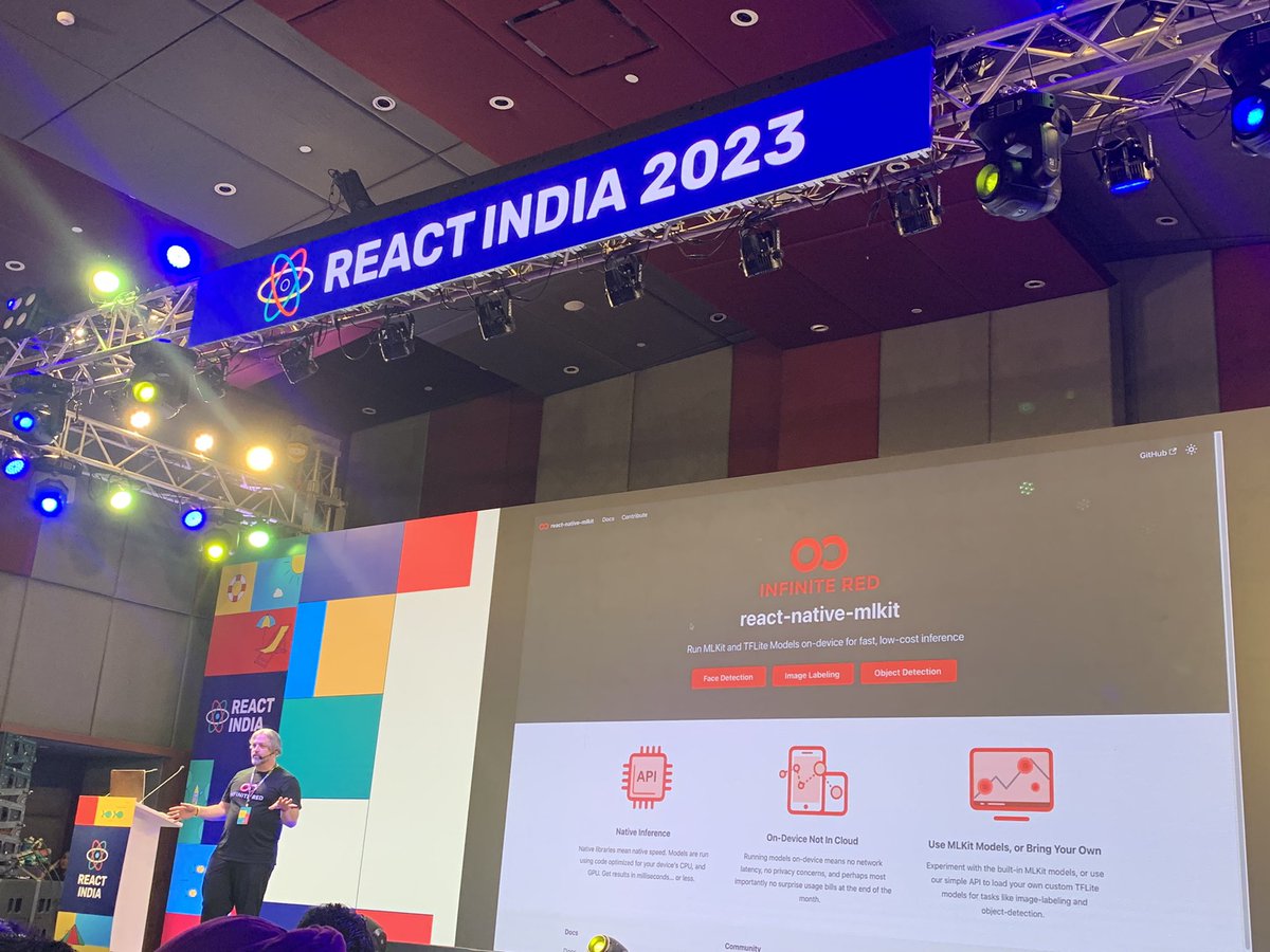 abid_rahim_'s tweet photo. Super fun interactive session by @GantLaborde discussing the future of React with AI

#ReactIndia2023 https://t.co/S34TRcoYoH