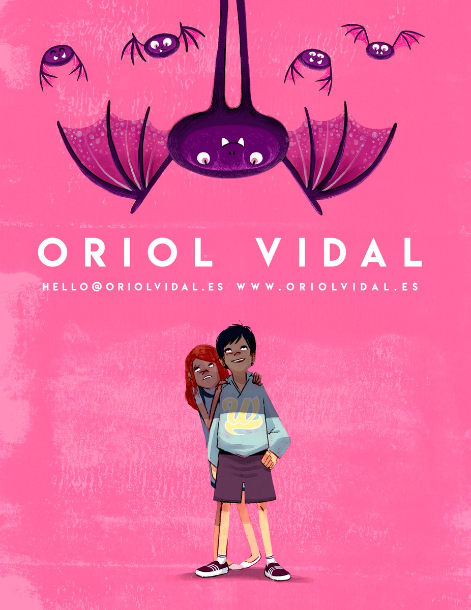 Yay!! Another #KidLitPostcard day!! I''m a middle-grade / Picture Book illustrator✏️ oriolvidal.es hello@oriolvidal.es #illustrations #KidLitArtPostcard #picturebooks