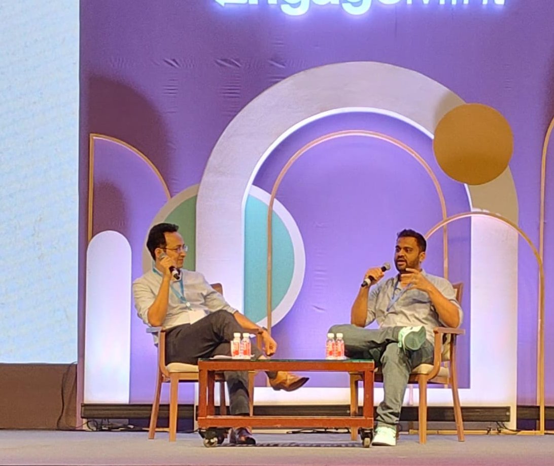 YSEcosystem's tweet image. “Discipline is key. Give every team member very clear KPIs so they know what they are accountable for. Then, we can set out on the journey together,” says Rishubh Satiya (@rishubh22), CEO and Co-founder, #Plix, during a chat at #EngageMint2023.