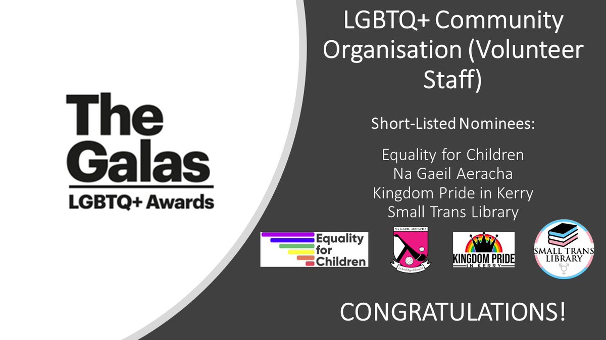 <a href="/equalchildren/">Equality for Children</a> <a href="/NaGaeilAeracha/">Na Gaeil Aeracha | Football, Hurling & Camogie</a> <a href="/TheKingdomPride/">Kingdom Pride in Kerry</a> <a href="/translibdub/">Small Trans Library Dublin</a>