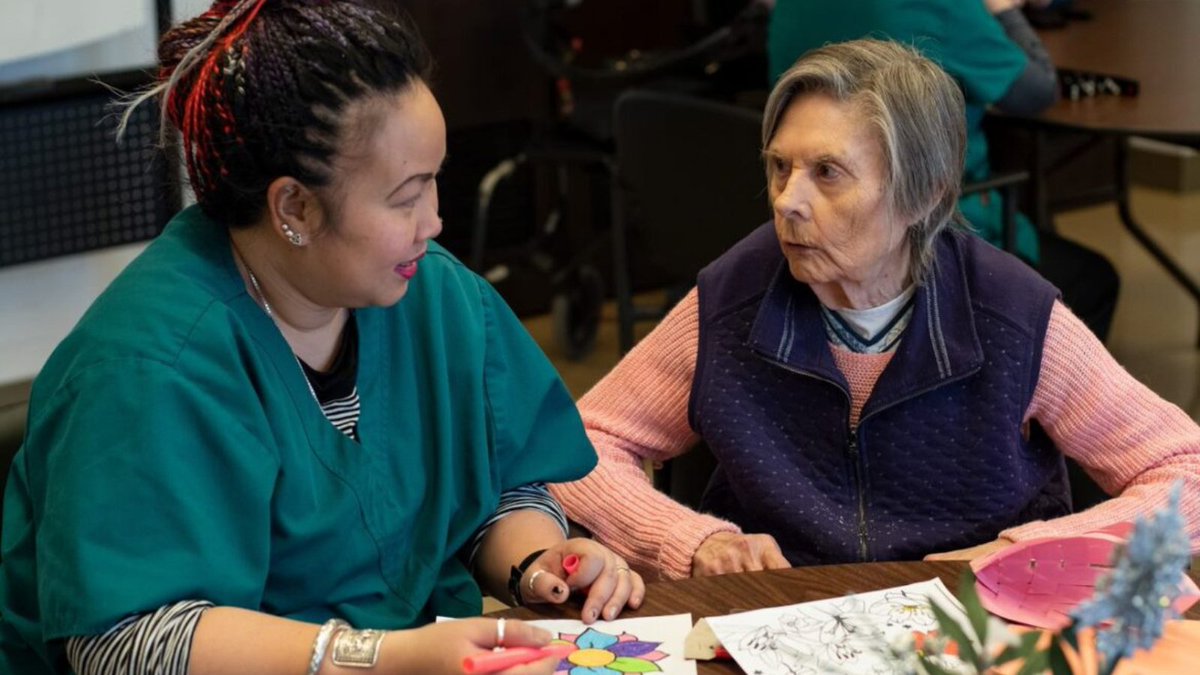 WoodGreenDotOrg's tweet photo. During #CommunitySupportMonth we show how WoodGreen supports the Toronto community with services like cluster care living.
One woman says it means peace of mind that her mother is happy and being well-cared for even though she's provinces away.
https://t.co/i1Wg9K5hYS
#CSM2023 https://t.co/fi56u8RIeH