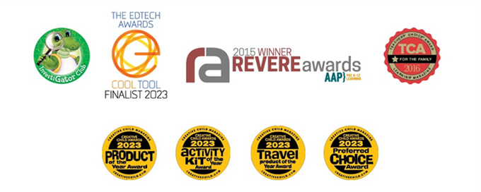 So proud of our amazing team and InvestiGators books and curriculum for parents and teachers at school and home. It's nice to be recognized for excellence. Keep watching for more good stuff to come. #investigators #investigatorclub #littleinvestigators