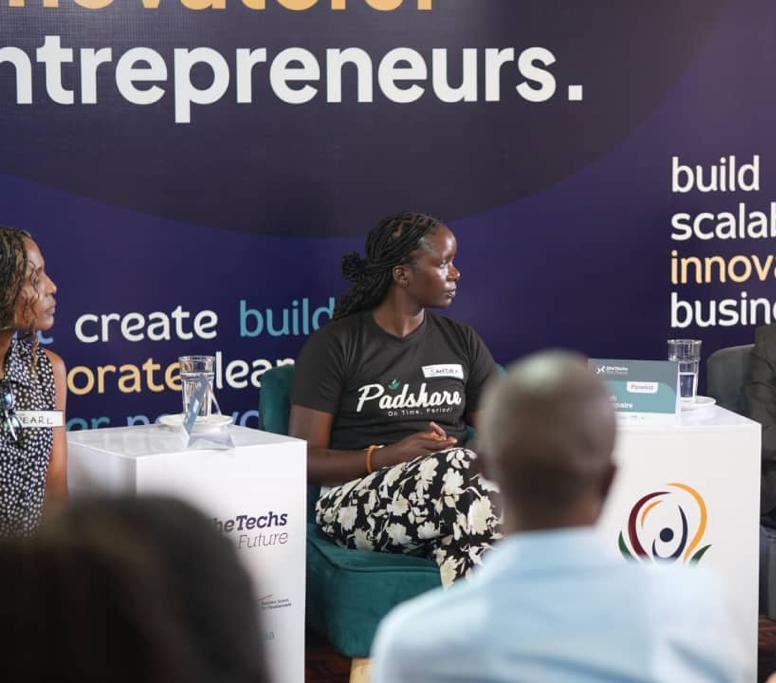 Take time to learn about the things you need to know like do research about you resources, meet interesting women who are willing to empower you into entrepreneurship’’ @SandraAwilli CEO @sharecard_app 
#SheTechsTheFuture
@giz_uganda 
@sequa_gGmbH 
@StartHubAfrica