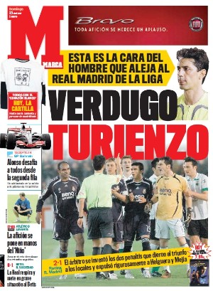 culerato's tweet photo. Recuerdo cuando Turienzo fue amenazado de muerte y necesitó protección tras esta portada https://t.co/h7Z0moZZVg