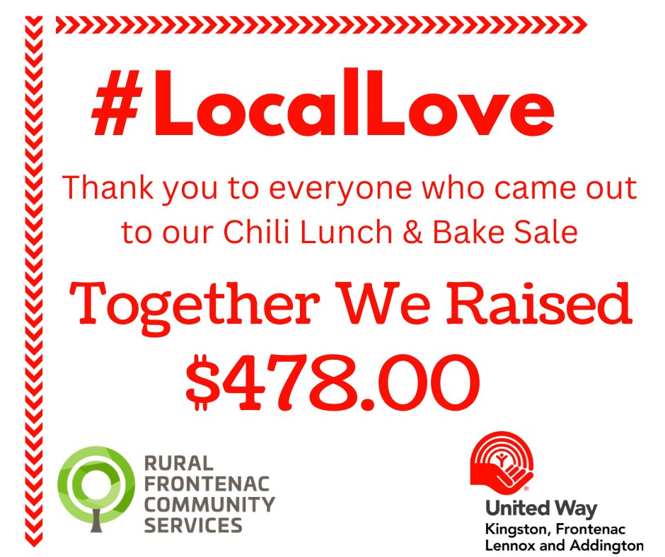 RuralFCS's tweet photo. Big shout out to everyone who came out for our Chili Lunch and Bake Sale in support of @unitedwaykfla 
Approximately 75 people attended or got take out from the event. We are so thankful to be a part of such a caring and involved community! #locallove https://t.co/tFVykCLq0b
