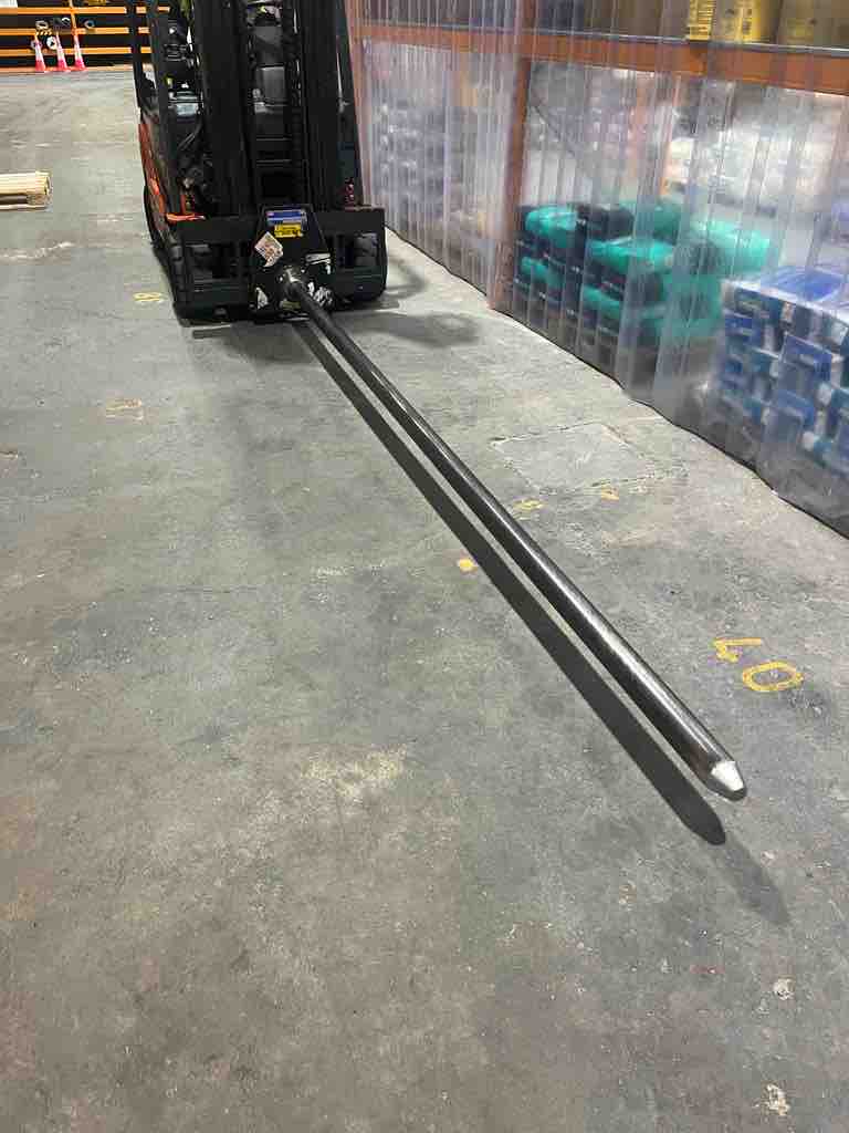 On site delivering carpet boom familiarisation today, quite an attachment!